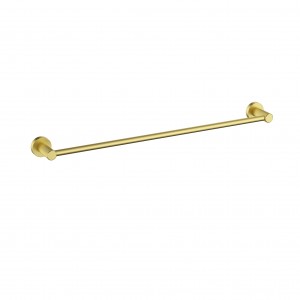 Linie Brushed Gold Single Towel Rail 600 mm